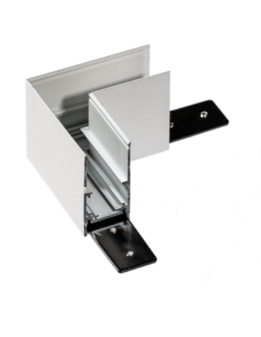 Azzardo BETA TRACK MAGNETIC57 230V CORNER90 A WH Łącznik Narożny Szyny Magnetycznej Natynkowej AZ5159