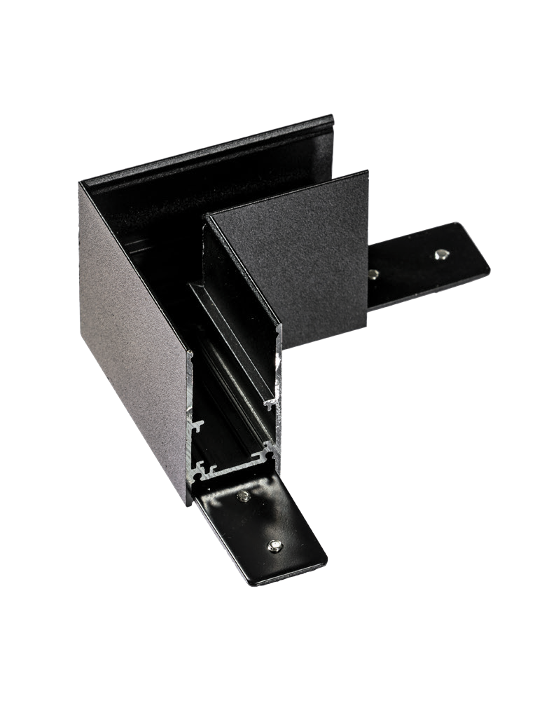 Azzardo BETA TRACK MAGNETIC57 230V CORNER90 A BK Łącznik Narożny Szyny Magnetycznej Natynkowej AZ5158