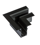 Akcesoria do szynoprzewodów magnetycznych - Azzardo BETA TRACK MAGNETIC57 230V CORNER90 A GIPS1 BK Łącznik Narożny Szyny Magnetycznej Podtynkowej AZ5162 - product 1