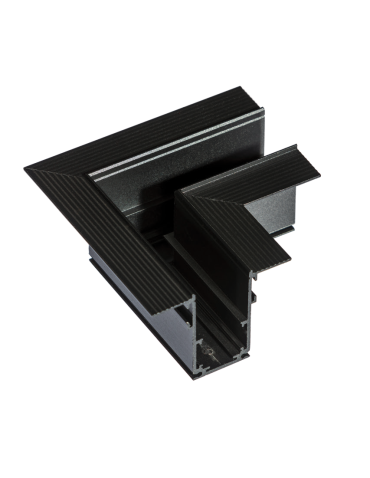 Azzardo BETA TRACK MAGNETIC57 230V CORNER90 A GIPS1 BK Łącznik Narożny Szyny Magnetycznej Podtynkowej AZ5162