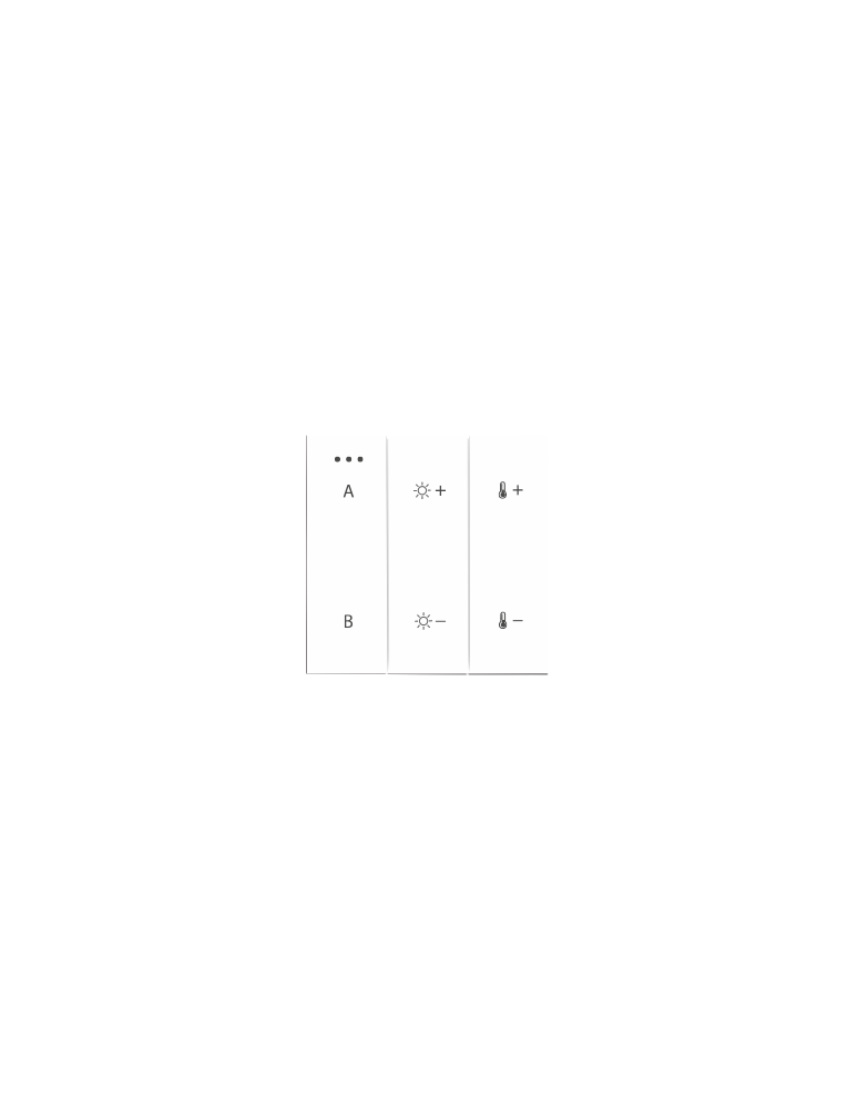 Azzardo SWITCH PANEL REMOTE CONTROL 2-GROUP BLUETOOTH WH Panel Sterujący 2-Grupy Bluetooth AZ5210