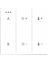 Azzardo SWITCH PANEL REMOTE CONTROL 2-GROUP BLUETOOTH WH Panel Sterujący 2-Grupy Bluetooth AZ5210