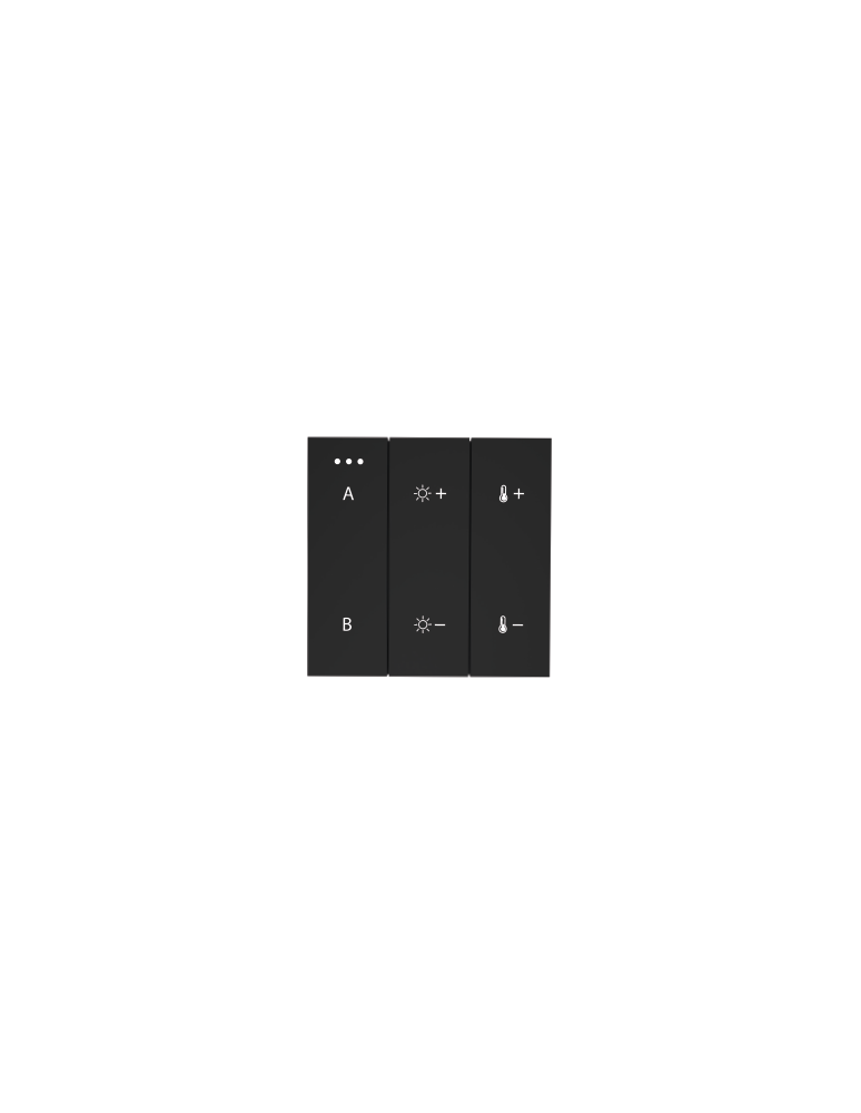 Azzardo SWITCH PANEL REMOTE CONTROL 2-GROUP BLUETOOTH BK Panel Sterujący 2-Grupy Bluetooth AZ5209