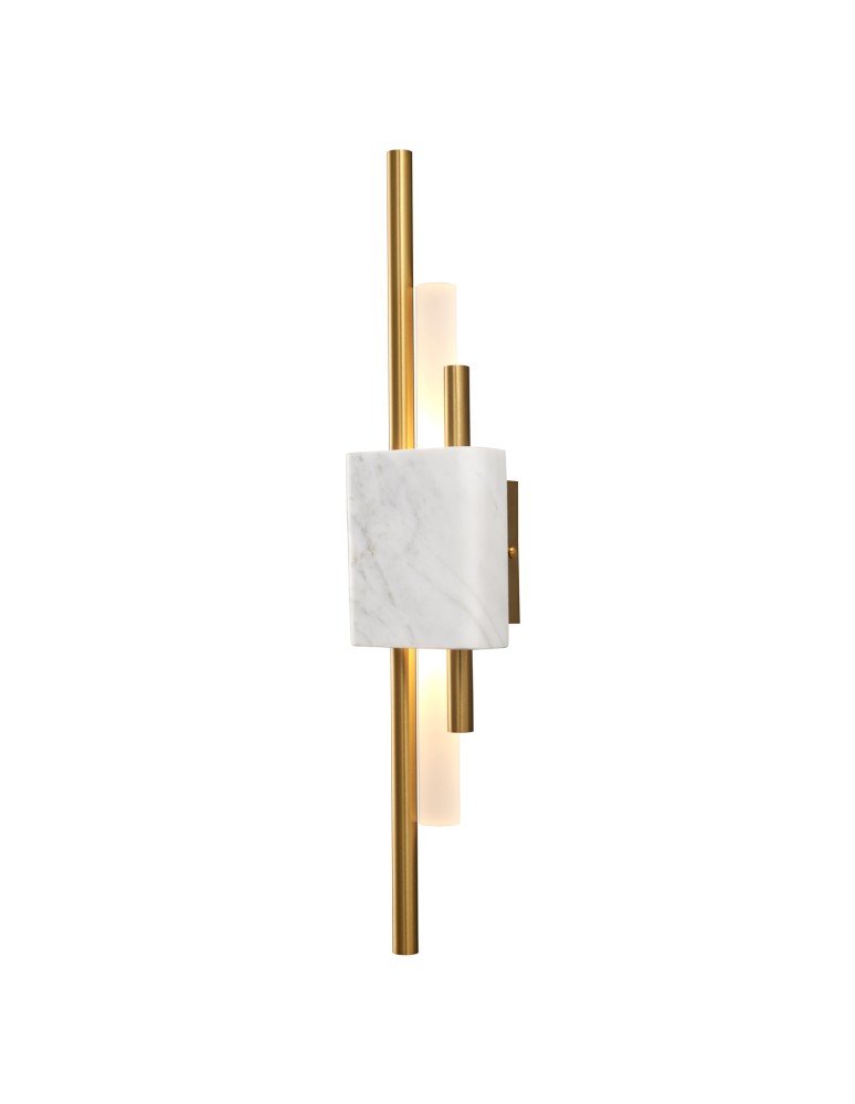 Step into Design Lampa ścienna ELLIE LED marmurowa biało złota 50cm ST-7007W-WHITE