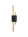 Step into Design Lampa ścienna ELLIE LED marmurowa czarno złota 50cm ST-7007W-BLACK