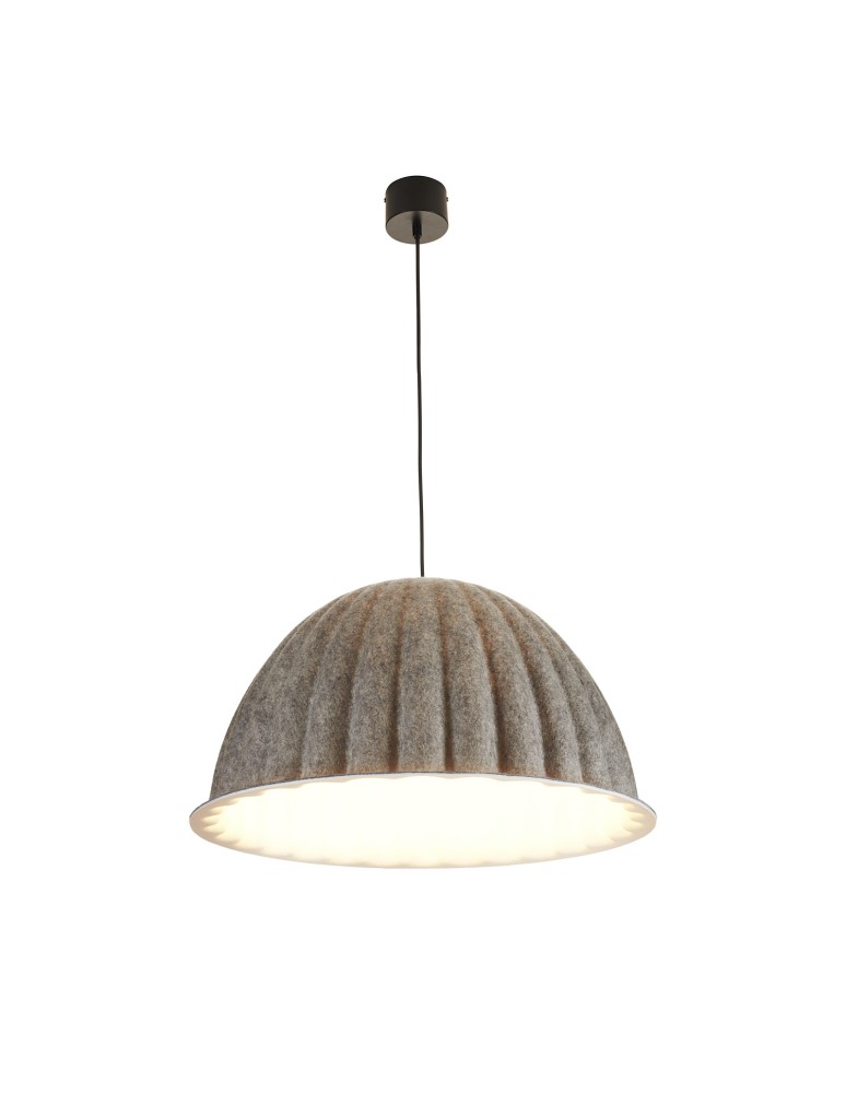 Step into Design Lampa wisząca FELT filc szary 55cm ST-10267P-S grey Step into Design Lampa wisząca FELT filc szary 55cm ST-10267P-S grey