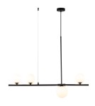 Lampy wiszące kule - Step into Design Lampa wisząca MODERNO czarna 80cm DN1506 black - product 2