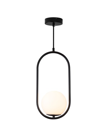 Step into Design Lampa wisząca COSTA SOLO czarna 40cm DP0001A-400 black - produkt 2