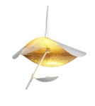 Step into Design Lampa wisząca ENIGMA LED biało złota 40cm ST-8821P-40 WHITE Step into Design Lampa wisząca ENIGMA LED biało złota 40cm ST-8821P-40 WHITE
