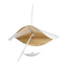 Step into Design Lampa wisząca ENIGMA LED biało złota 40cm ST-8821P-40 WHITE Step into Design Lampa wisząca ENIGMA LED biało złota 40cm ST-8821P-40 WHITE