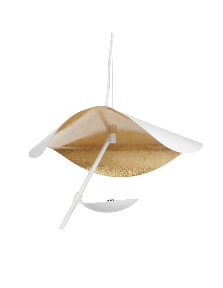Step into Design Lampa wisząca ENIGMA LED biało złota 40cm ST-8821P-40 WHITE Step into Design Lampa wisząca ENIGMA LED biało złota 40cm ST-8821P-40 WHITE