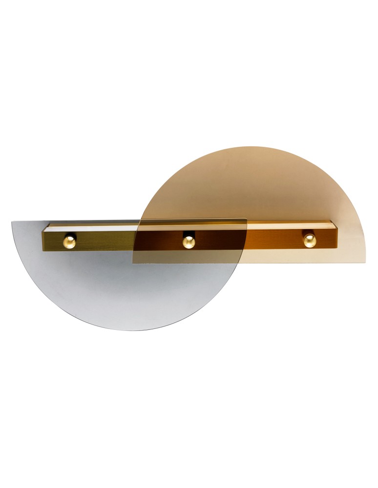 Step into Design Lampa ścienna ARCO LED złota 50cm ST-10335W