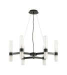 Żyrandole nowoczesne - Step into Design Lampa wisząca CANDELA-6 czarna 70cm DN1505-6 black - product 1