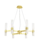 Żyrandole nowoczesne - Step into Design Lampa wisząca CANDELA-6 złota 70cm DN1505-6 gold - product 1