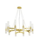 Żyrandole nowoczesne - Step into Design Lampa wisząca CANDELA-10 złota 85cm DN1505-10 gold - product 1