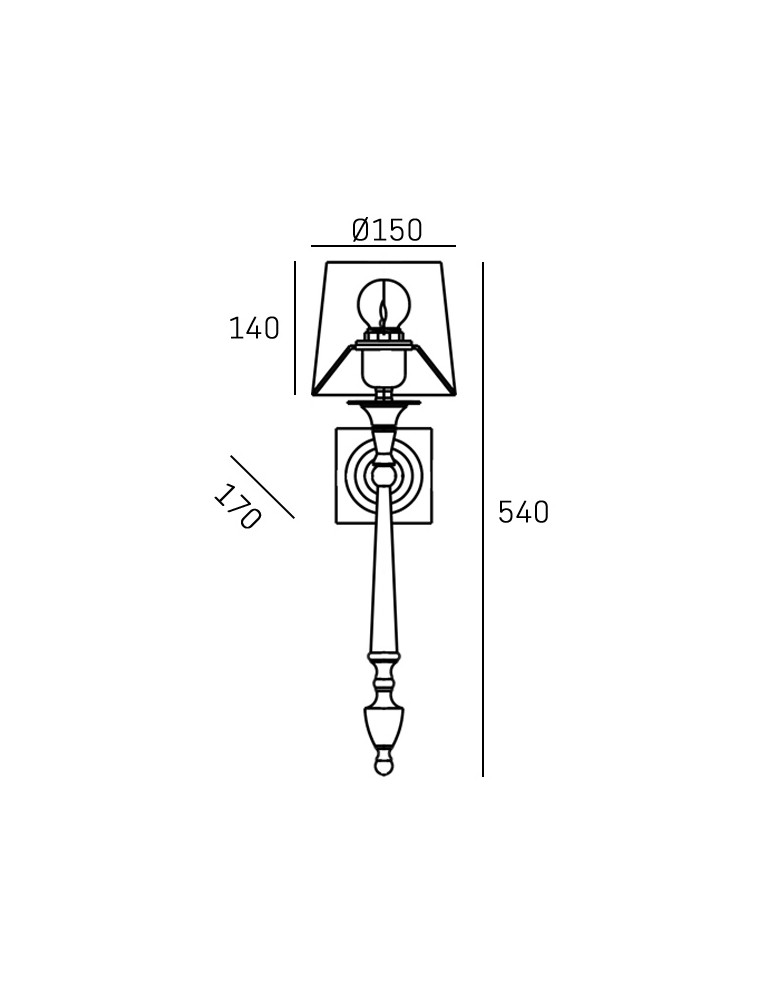 Cosmolight Kinkiet AUSTIN W01289BR-WH Mosiądz Cosmolight Kinkiet AUSTIN W01289BR-WH Mosiądz