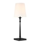 Cosmolight Lampa stołowa AUSTIN T01241BK-WH Czarny Cosmolight Lampa stołowa AUSTIN T01241BK-WH Czarny