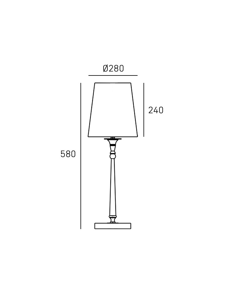 Cosmolight Lampa stołowa AUSTIN T01241BK-WH Czarny Cosmolight Lampa stołowa AUSTIN T01241BK-WH Czarny