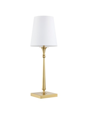 Cosmolight Lampa stołowa AUSTIN T01234BR-WH Mosiądz - produkt 2