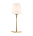 Cosmolight Lampa stołowa AUSTIN T01227AU-WH Złoty Cosmolight Lampa stołowa AUSTIN T01227AU-WH Złoty