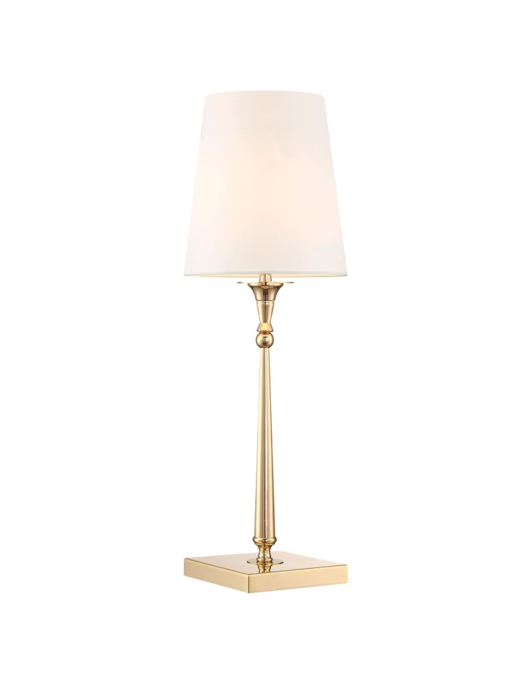 Cosmolight Lampa stołowa AUSTIN T01227AU-WH Złoty Cosmolight Lampa stołowa AUSTIN T01227AU-WH Złoty