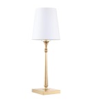 Cosmolight Lampa stołowa AUSTIN T01227AU-WH Złoty Cosmolight Lampa stołowa AUSTIN T01227AU-WH Złoty
