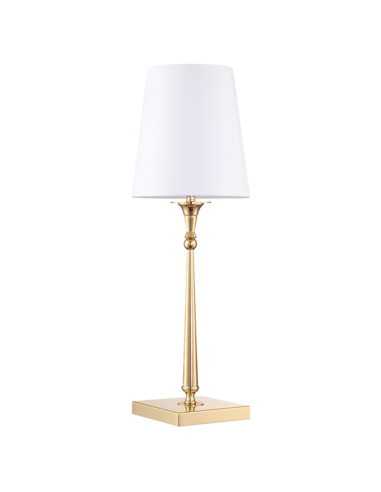 Cosmolight Lampa stołowa AUSTIN T01227AU-WH Złoty Cosmolight Lampa stołowa AUSTIN T01227AU-WH Złoty
