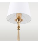 Cosmolight Lampa stołowa AUSTIN T01227AU-WH Złoty Cosmolight Lampa stołowa AUSTIN T01227AU-WH Złoty