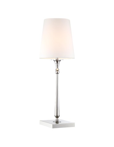 Cosmolight Lampa stołowa AUSTIN T01210NI-WH Nikiel