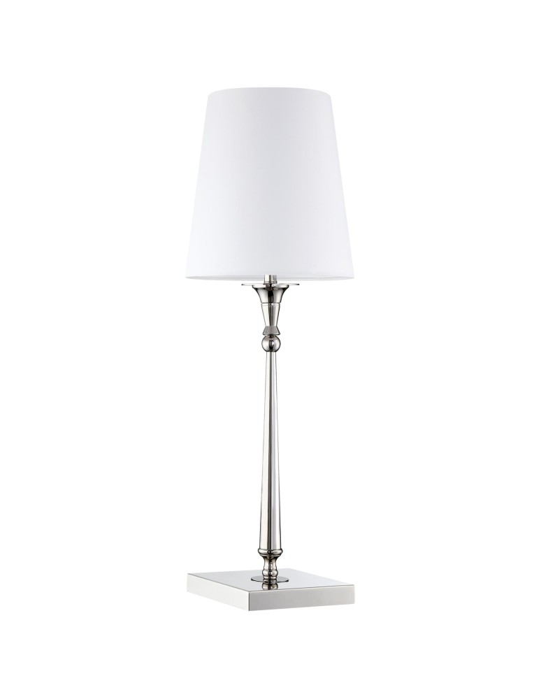 Cosmolight Lampa stołowa AUSTIN T01210NI-WH Nikiel Cosmolight Lampa stołowa AUSTIN T01210NI-WH Nikiel