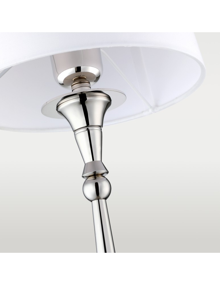 Cosmolight Lampa stołowa AUSTIN T01210NI-WH Nikiel Cosmolight Lampa stołowa AUSTIN T01210NI-WH Nikiel