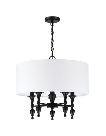 Cosmolight Lampa wisząca AUSTIN P05203BK-WH Czarny - produkt 2