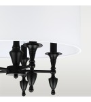 Cosmolight Lampa wisząca AUSTIN P05203BK-WH Czarny Cosmolight Lampa wisząca AUSTIN P05203BK-WH Czarny