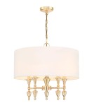 Cosmolight Lampa wisząca AUSTIN P05180AU-WH Złoty Cosmolight Lampa wisząca AUSTIN P05180AU-WH Złoty