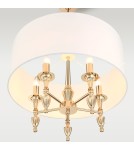 Cosmolight Lampa wisząca AUSTIN P05180AU-WH Złoty Cosmolight Lampa wisząca AUSTIN P05180AU-WH Złoty