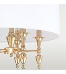 Cosmolight Lampa wisząca AUSTIN P05180AU-WH Złoty Cosmolight Lampa wisząca AUSTIN P05180AU-WH Złoty