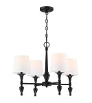 Cosmolight Lampa wisząca AUSTIN P04166BK-WH Czarny Cosmolight Lampa wisząca AUSTIN P04166BK-WH Czarny