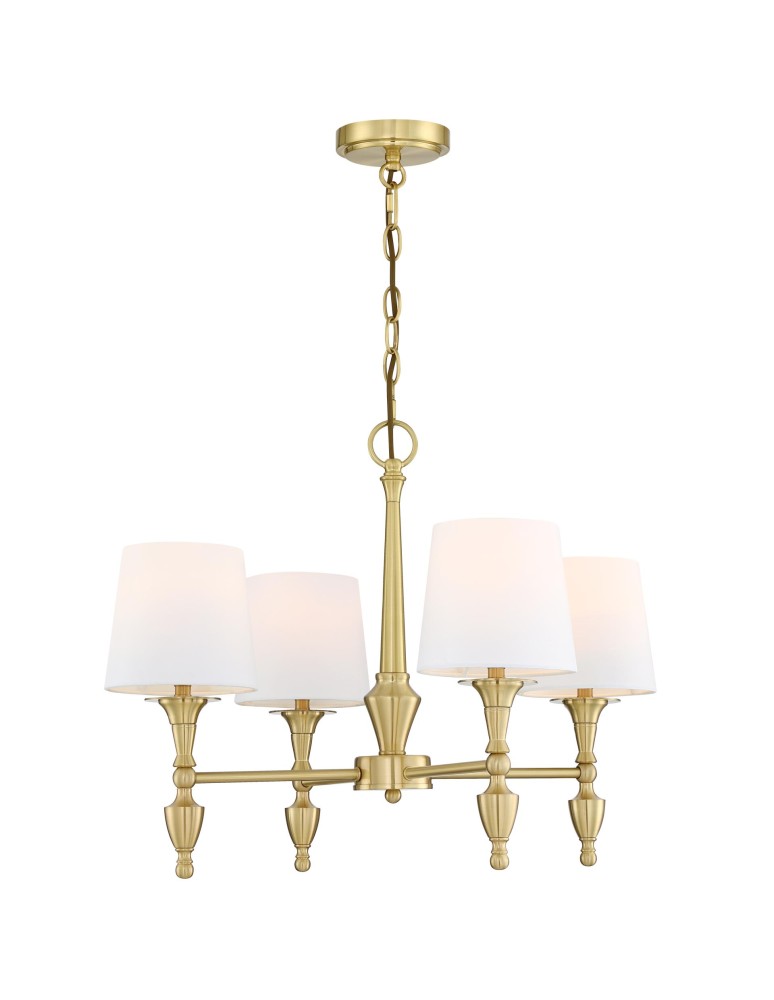 Cosmolight Lampa wisząca AUSTIN P04159BR-WH Mosiądz Cosmolight Lampa wisząca AUSTIN P04159BR-WH Mosiądz