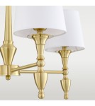 Cosmolight Lampa wisząca AUSTIN P04159BR-WH Mosiądz Cosmolight Lampa wisząca AUSTIN P04159BR-WH Mosiądz