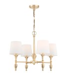 Cosmolight Lampa wisząca AUSTIN P04142AU-WH Złoty Cosmolight Lampa wisząca AUSTIN P04142AU-WH Złoty