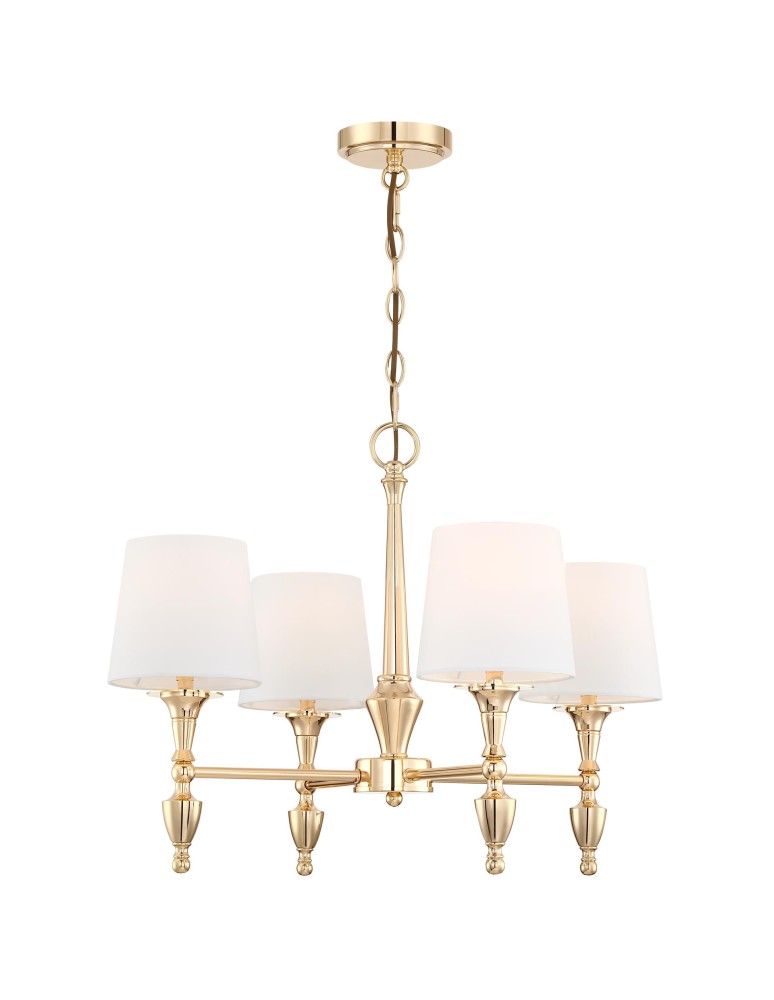 Cosmolight Lampa wisząca AUSTIN P04142AU-WH Złoty Cosmolight Lampa wisząca AUSTIN P04142AU-WH Złoty