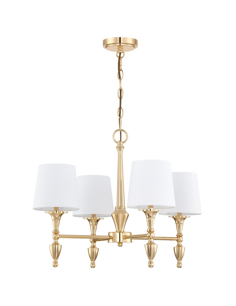 Cosmolight Lampa wisząca AUSTIN P04142AU-WH Złoty Cosmolight Lampa wisząca AUSTIN P04142AU-WH Złoty