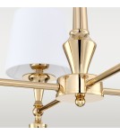 Cosmolight Lampa wisząca AUSTIN P04142AU-WH Złoty Cosmolight Lampa wisząca AUSTIN P04142AU-WH Złoty