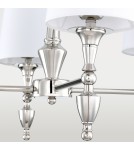 Cosmolight Lampa wisząca AUSTIN P04135NI-WH Nikiel Cosmolight Lampa wisząca AUSTIN P04135NI-WH Nikiel