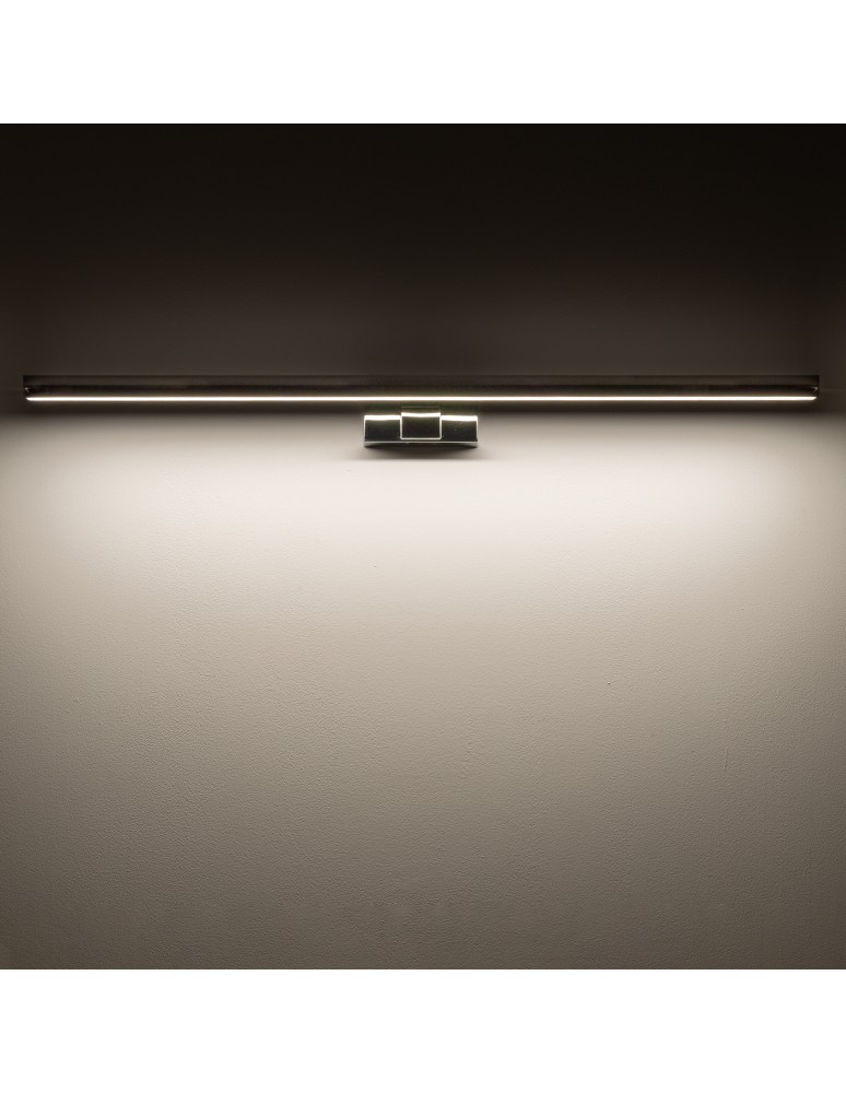 Nowodvorski CEZANNE LED L Ścienna Kinkiet obrazowe Max moc 15W LED 3000K Chrom 10667 Nowodvorski CEZANNE LED L Ścienna Kinkiet obrazowe Max moc 15W LED 3000K Chrom 10667