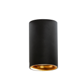 Lampy sufitowe łazienkowe - Azzardo EIGER IP54 BK/GO Lampa Natynkowa IP54 Czarny/Złoty AZ4261 - product 2