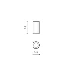 Azzardo EIGER IP54 BK Lampa Natynkowa IP54 Czarny AZ4260 Azzardo EIGER IP54 BK Lampa Natynkowa IP54 Czarny AZ4260