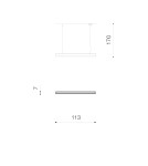 Azzardo LINNEA 112 PENDANT CCT BK Lampa Wisząca Czarny AZ4569 Azzardo LINNEA 112 PENDANT CCT BK Lampa Wisząca Czarny AZ4569