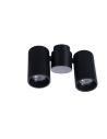 Azzardo MAKALU 2 BK Lampa Natynkowa Czarny AZ4212