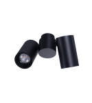 Reflektory sufitowe - Azzardo MAKALU 2 BK Lampa Natynkowa Czarny AZ4212 - product 4